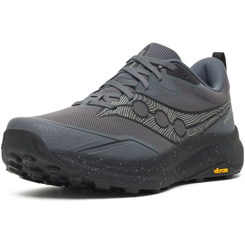サッカニー メンズ シューズ スニーカー Saucony Peregrine 16 Trail Running Shoe Mens CarbonBlack ブラック