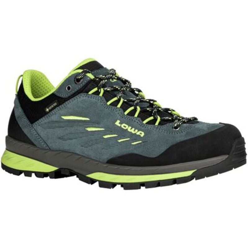 ロア メンズ シューズ スニーカー Lowa Delago GTX Lo Hiking Shoe Mens PetrolLime ライム