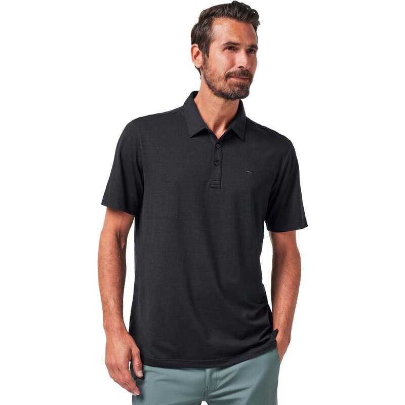 トラビスマヒュー メンズ トップス ポロシャツ TravisMathew The Heater Polo Mens Black ブラック