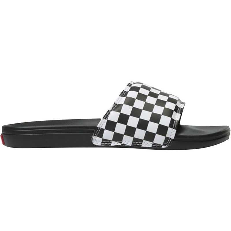 バンズ メンズ シューズ サンダル Vans La Costa SlideOn Sandal Mens Checkerboard True WhiteBlack ホワイト