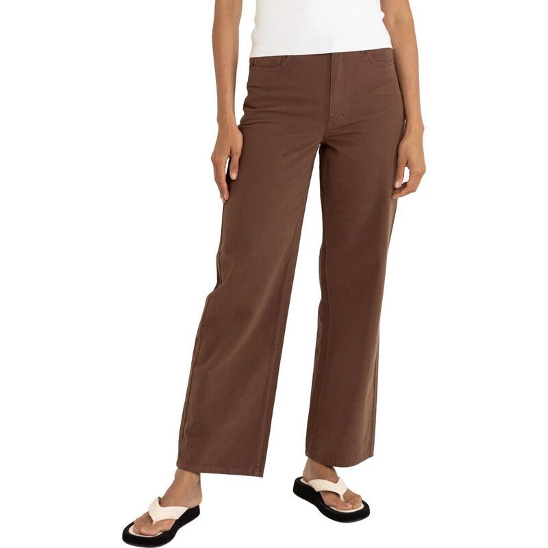 リズム レディース ボトムス カジュアルパンツ Rhythm Beyond Relaxed Leg Pant Womens Chocolate チョコレート