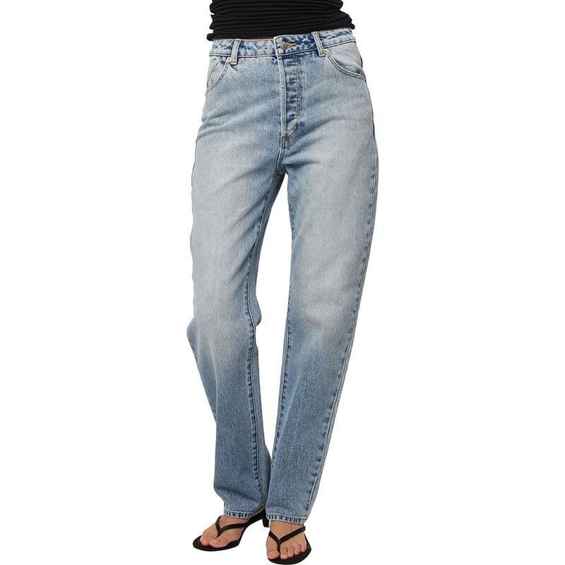 ローラズ レディース ボトムス カジュアルパンツ Rollas Original Straight Pant Womens City LightsLight Vintage Indigo インディゴ