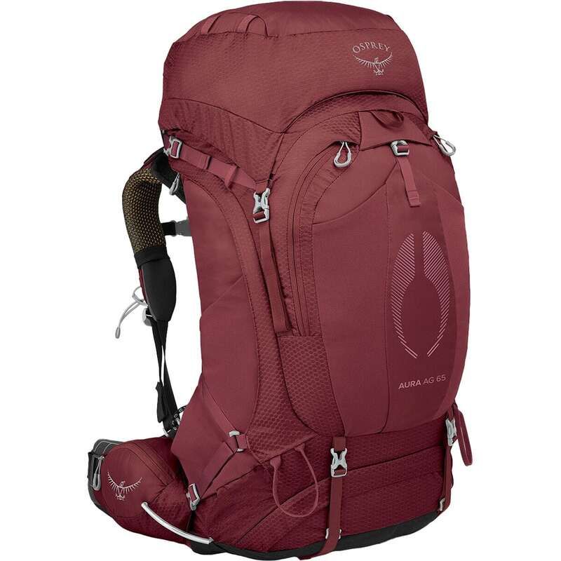 オスプレーパック レディース バッグ バックパック・リュックサック Osprey Packs Aura AG 65L Backpack Womens Berry Sorbet Red レッド