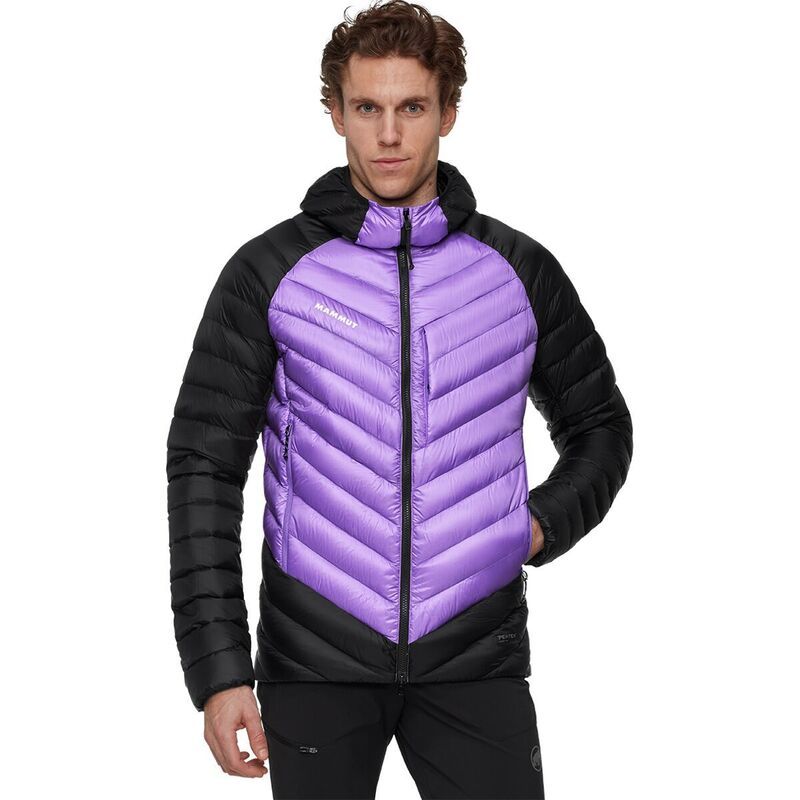 マムート メンズ アウター ジャケット・ブルゾン フーデッドジャケット ジャケット Mammut Broad Peak IN Hooded Jacket Mens LavandinBlack ブラック
