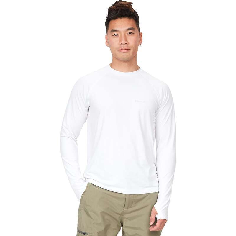 マーモット メンズ トップス シャツ 長袖 Marmot Windridge LongSleeve Shirt Mens White ホワイト