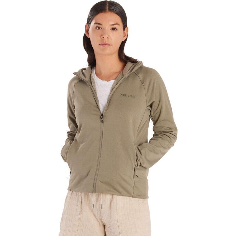 マーモット レディース アウター ジャケット・ブルゾン フリース パーカー Marmot Leconte Fleece Hoodie Womens Vetiver