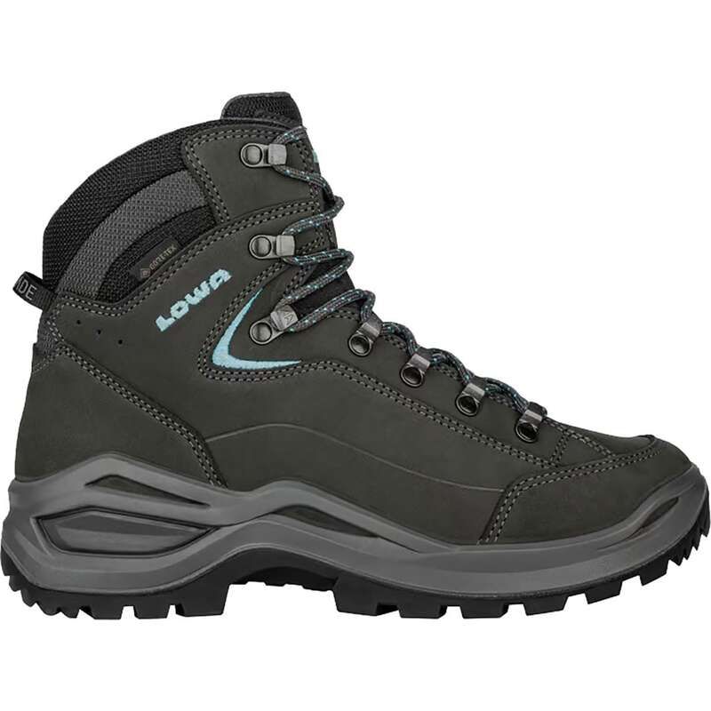 ロア レディース シューズ スニーカー Lowa Renegade Evo GTX Mid Wide Hiking Shoe Womens AsphaltTurquoise ターコイズ