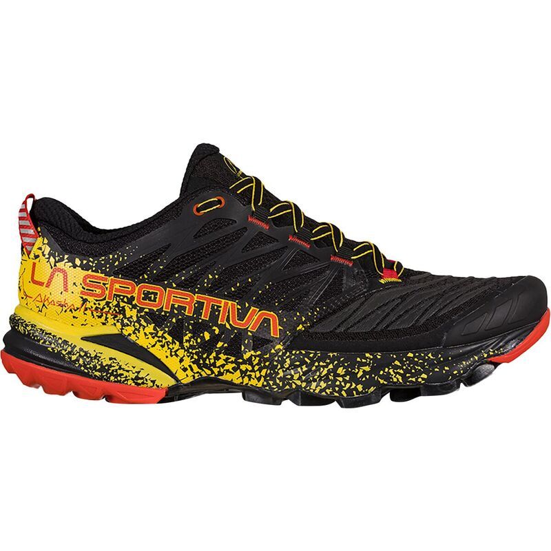 ラスポルティバ メンズ シューズ スニーカー La Sportiva Akasha II Running Shoe Mens BlackYellow ブラック