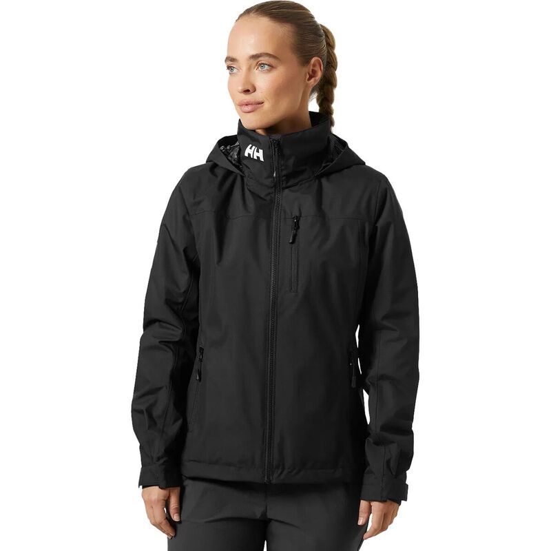 ヘリーハンセン レディース アウター ジャケット・ブルゾン ジャケット Helly Hansen 20 Crew Hooded Midlayer Jacket Womens Black ブラック