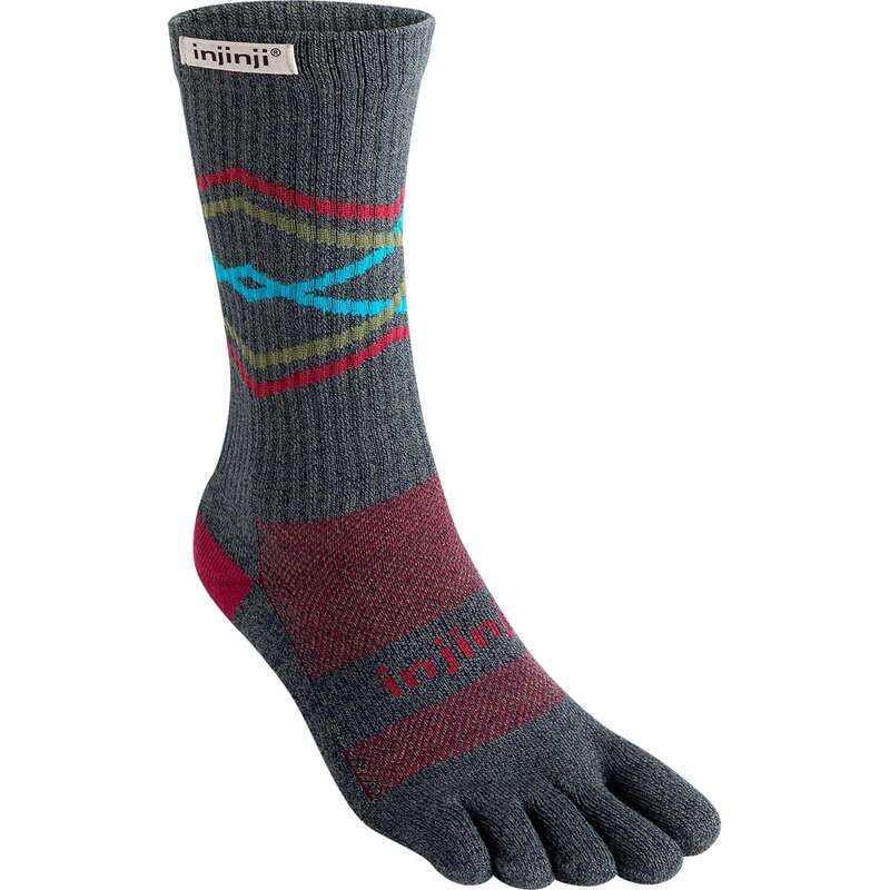 インジンジ レディース アンダーウェア 靴下 Injinji Trail Midweight Crew CoolMax Sock Peak