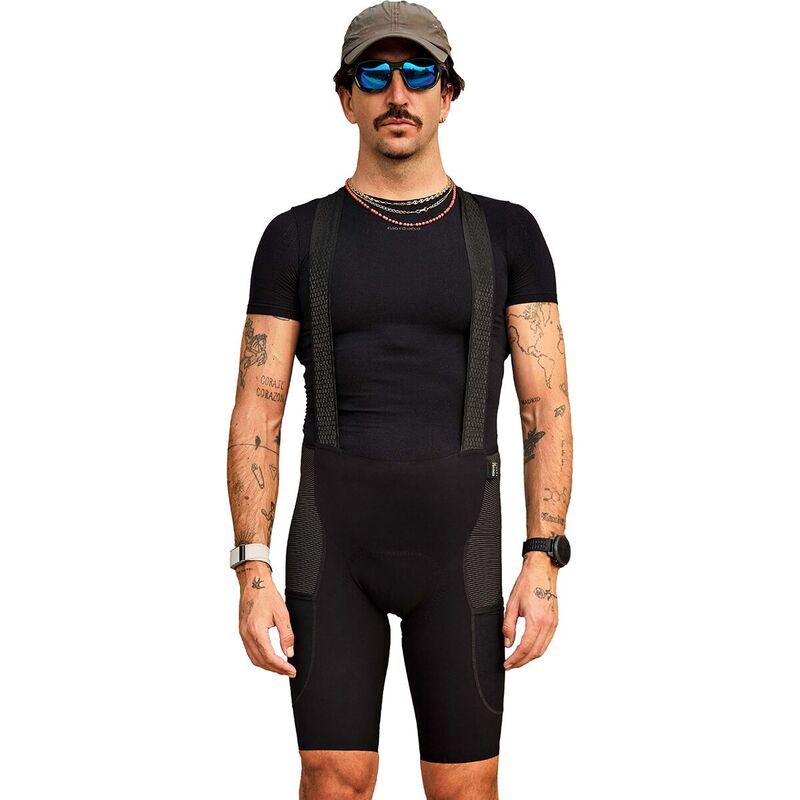 ジョルダーノ メンズ ボトムス ハーフパンツ・ショーツ Giordana Beyond Gravel Cargo Bib Short Mens Black ブラック