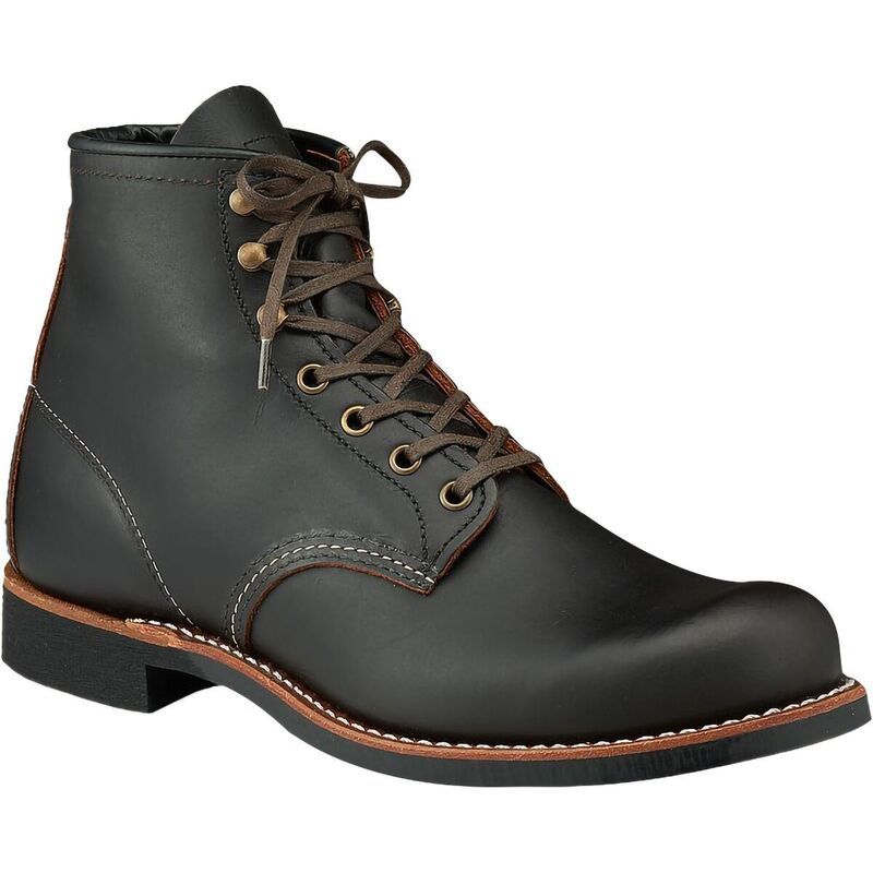 レッドウイング メンズ シューズ ブーツ・レインブーツ Red Wing Heritage Blacksmith 6in Boot Mens Black Prairie Leather ブラック