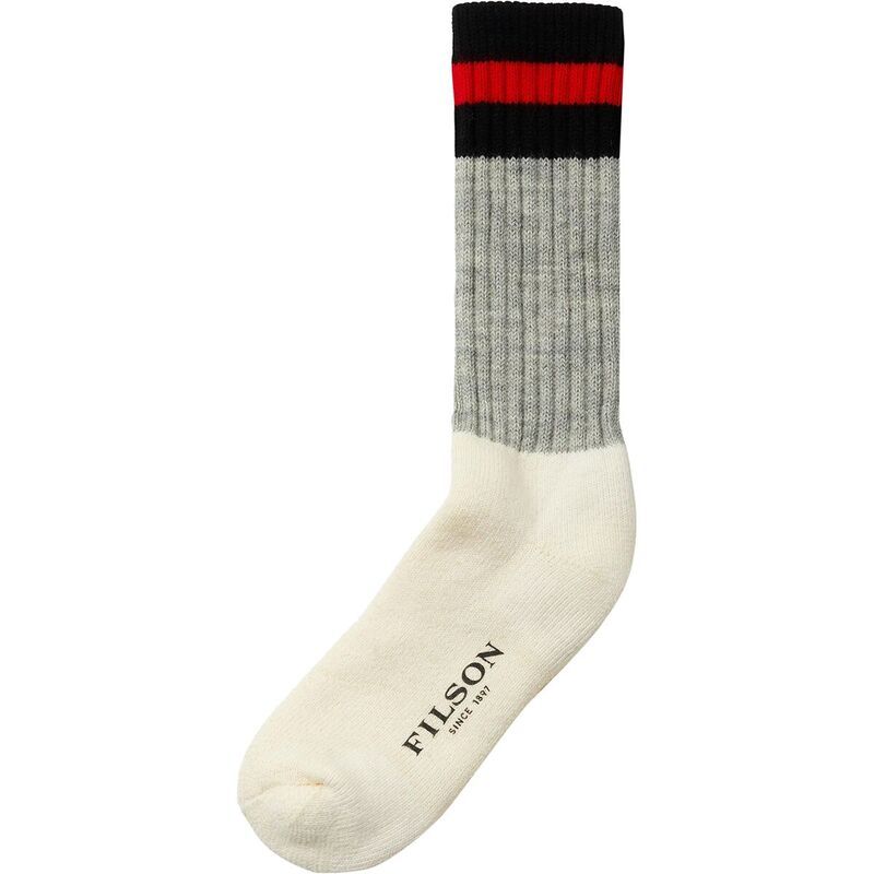 フィルソン メンズ アンダーウェア 靴下 Filson 1970s Logger Thermal Sock BlackRed ブラック