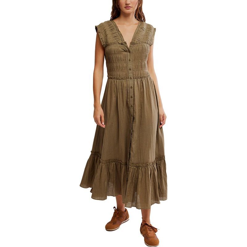 フリーピープル レディース トップス ワンピース ミディワンピース ミディ Free People Desert Dazed Midi Dress Womens Caiman