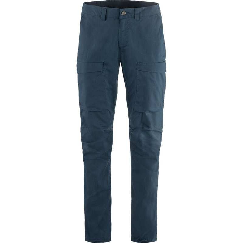 フェールラーベン メンズ ボトムス カジュアルパンツ Fjallraven Abisko Hybrid Trail Trouser Mens Navy ネイビー