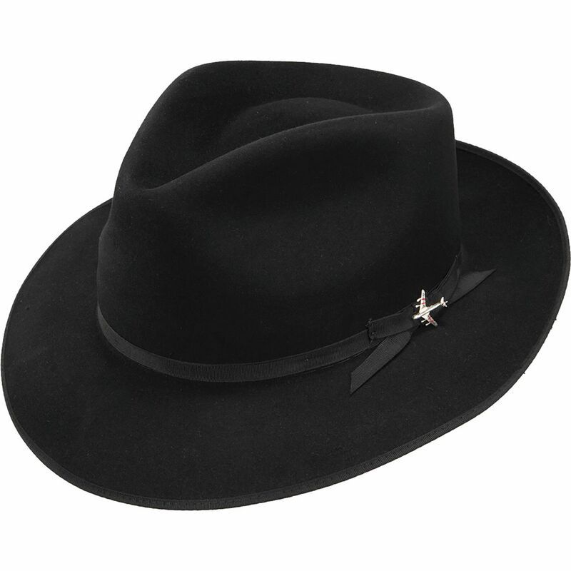 ステトソン レディース アクセサリー 帽子 Stetson Stratoliner Hat Black ブラック
