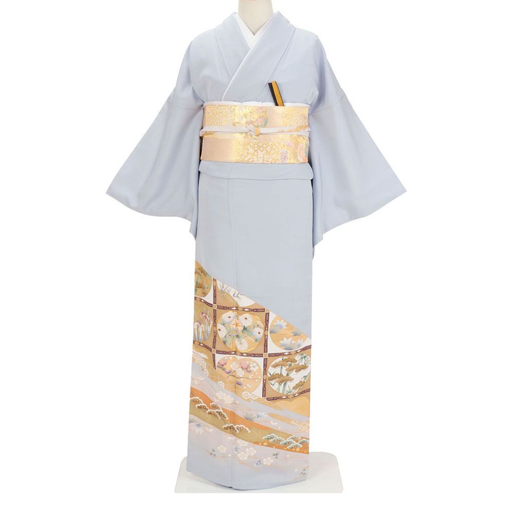礼装用　色留袖　松竹梅紋　着物単品　【結婚式、披露宴などの祝い事に】旧レンタル商品