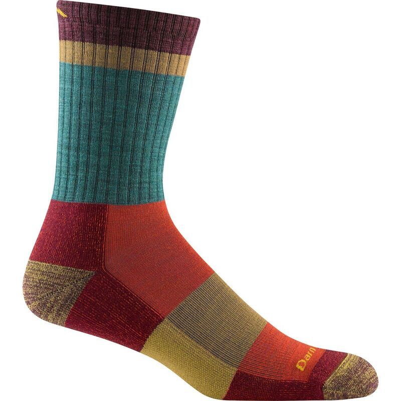 ダーンタフ メンズ アンダーウェア 靴下 Darn Tougheady Stripe Micro Crew Light Cushion Sock Mens Teal ティール