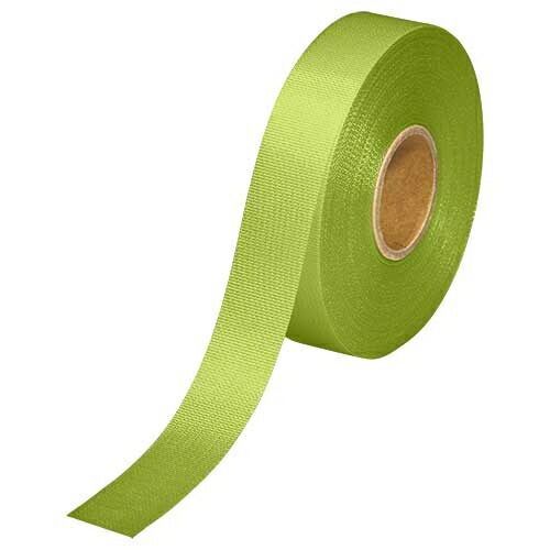 カラーリボン黄緑 18mm*25m 10個B818J-YG10B818J-YG10【スマートバリュー】