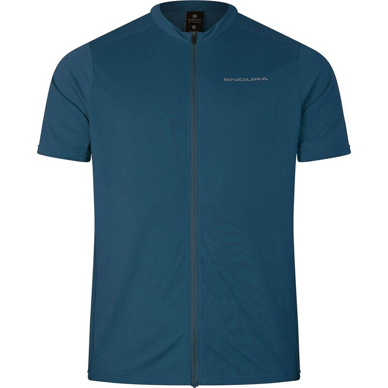 エンデュラ メンズ トップス Tシャツ 半袖 ジャージー Endura Loop ShortSleeve Zipped Jersey Mens Barra Blue ブルー