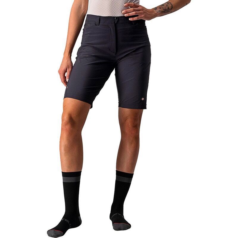 カステリ レディース ボトムス ハーフパンツ・ショーツ Castelli Unlimited Baggy Short Womens Black ブラック