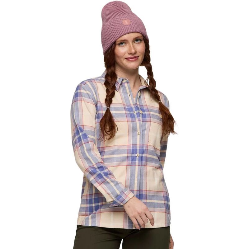 コートパクシー レディース トップス Tシャツ 長袖 Cotopaxi Quedo Flannel LongSleeve Shirt Womens Cream Plaid クリーム