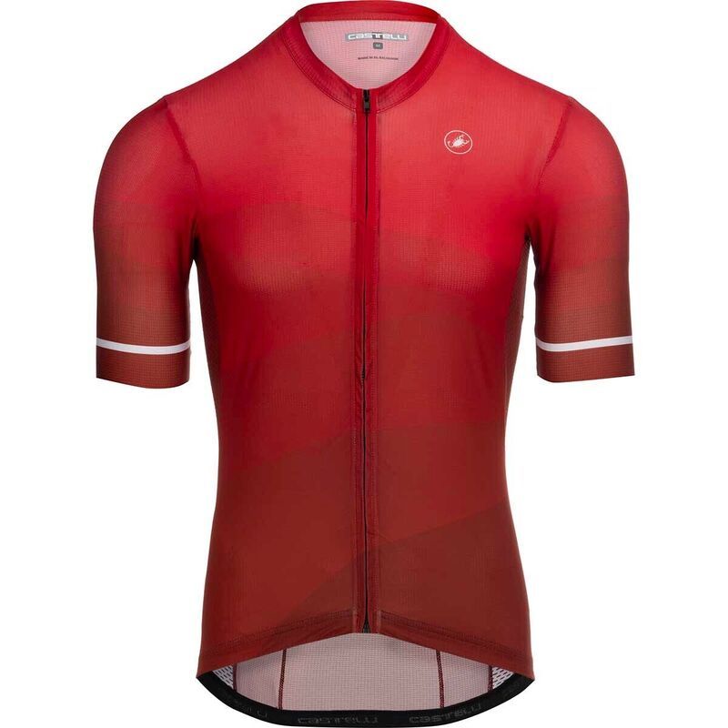 カステリ メンズ トップス Tシャツ ジャージー Castelli Orizzonte Limited Edition Jersey Mens IronRedWhite ホワイト