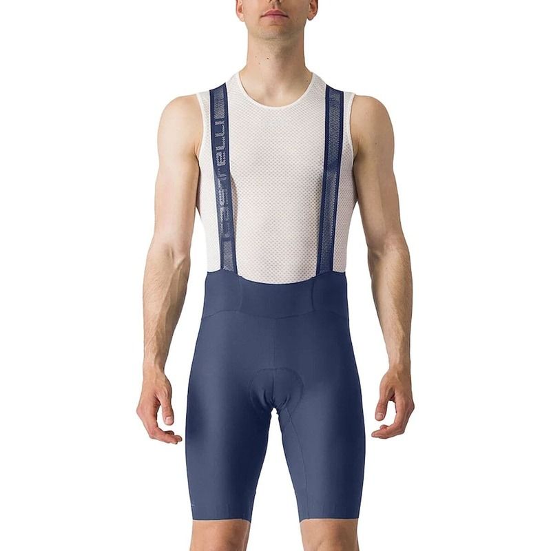 カステリ メンズ ボトムス ハーフパンツ・ショーツ Castelli Espresso Bib Short Mens Belgian Blue ブルー