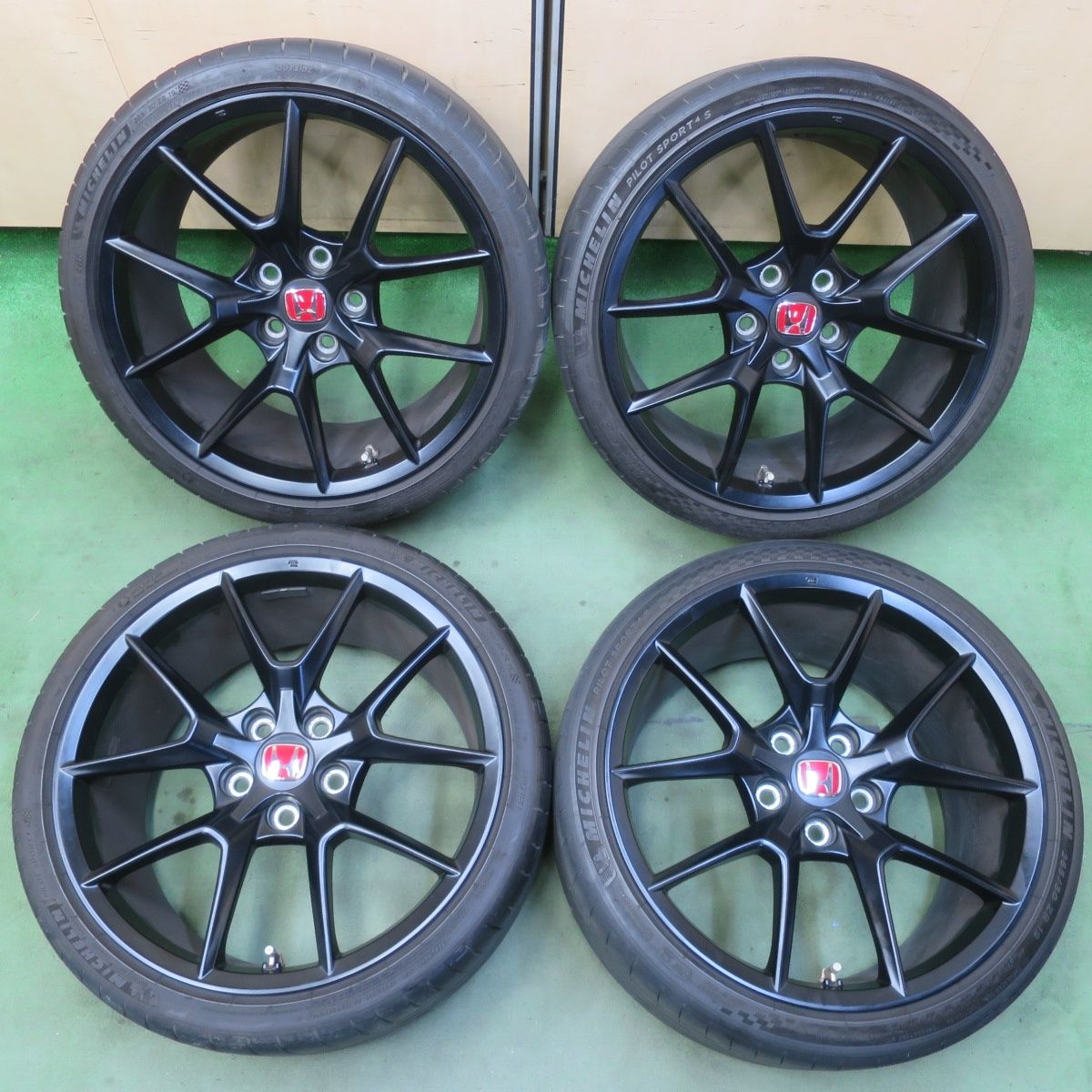 キレイ！22年★ホンダ FL5 シビック タイプR 純正 265/30R19 ミシュラン パイロットスポーツ4 S 19インチ PCD120/5H★6051505イノ