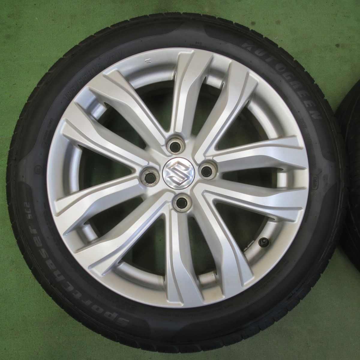 バリ溝！25年！キレイ！9.5分☆スズキ ZC72S スイフト 純正 185/55R16 