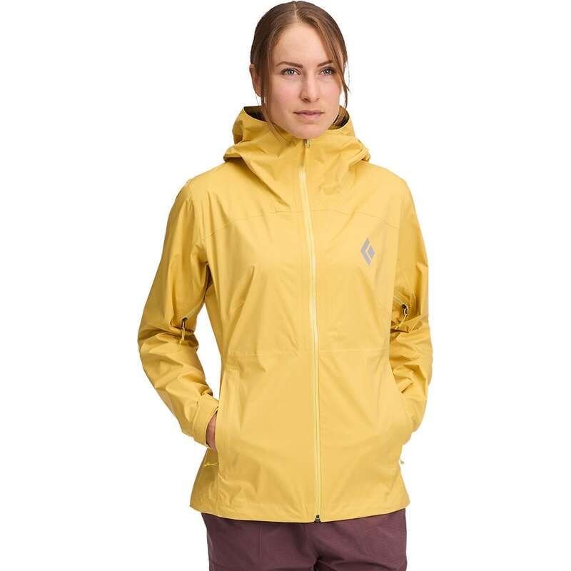 ブラックダイヤモンド レディース アウター ジャケット・ブルゾン Black Diamond Fineline Stretch Rain Shell Womens Soft Ochre