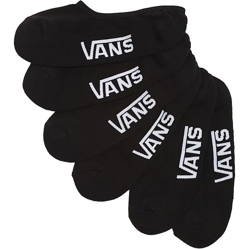 バンズ メンズ アンダーウェア 靴下 Vans Classic No Show Sock 3Pack Mens Black ブラック
