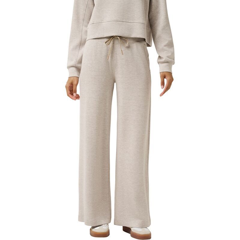 トラビスマヒュー レディース ボトムス カジュアルパンツ ワイドレッグ TravisMathew Skyloft Soft Wide Leg Pant Womens Heather Savannah Tan ヘザー