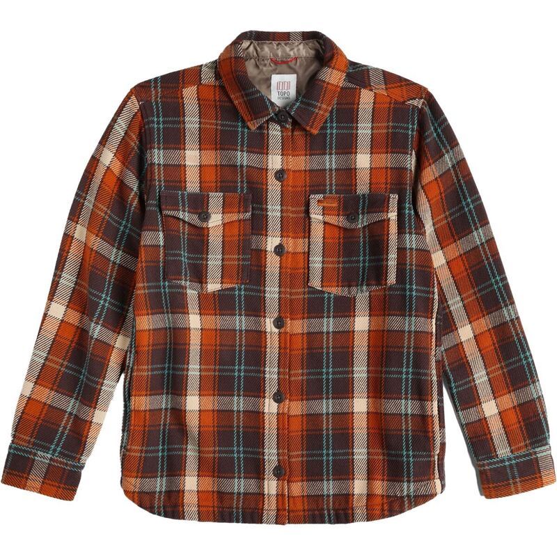 トポ・デザイン レディース アウター ジャケット・ブルゾン シャツ ジャケット Topo Designs Onlooker Twill Shirt Jacket Womens Chocolate Multi チョコレート