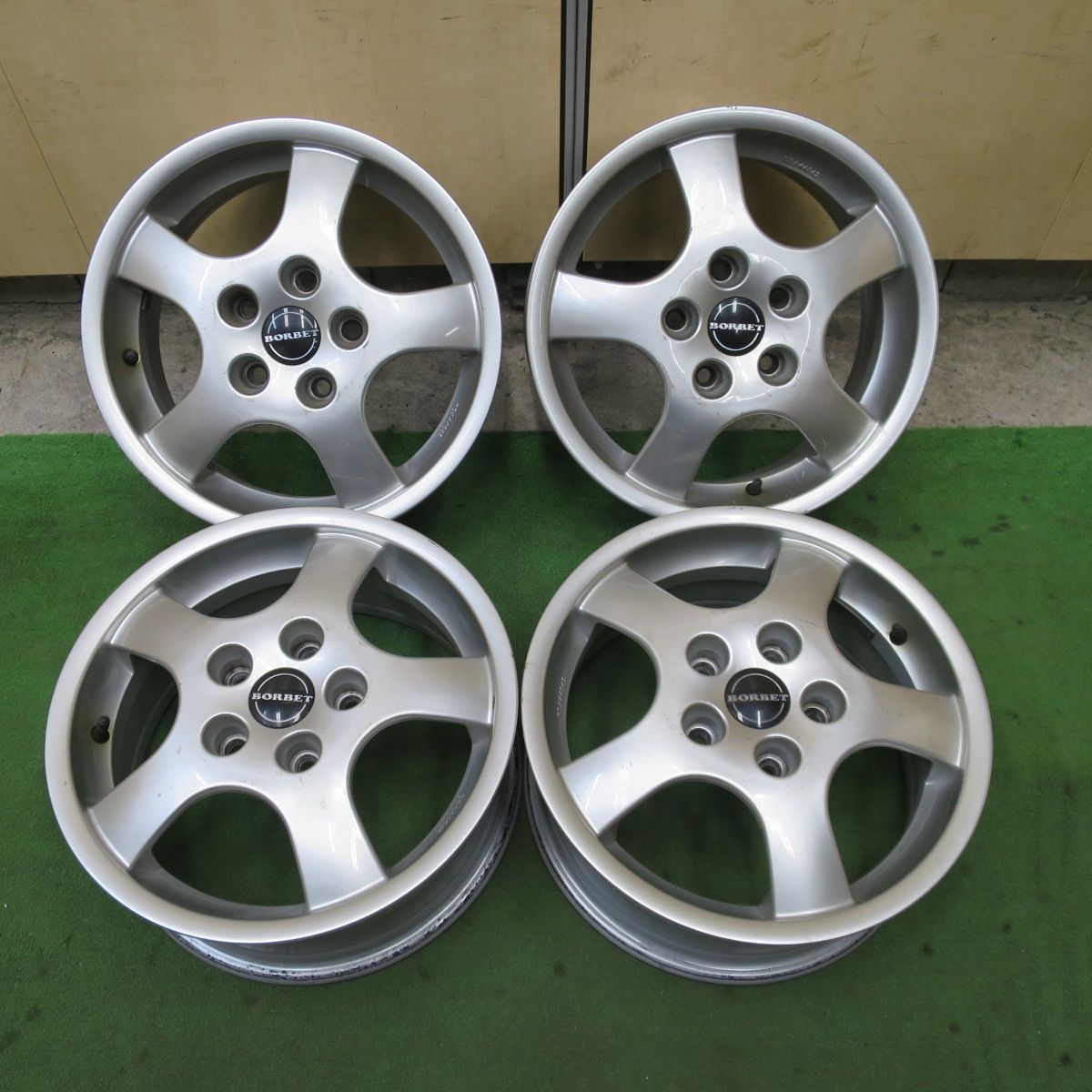 [送料無料] 4本価格★BORBET type CB 15インチ ホイール ボルベット 15×6.5J PCD112/5H★6051304NGホ