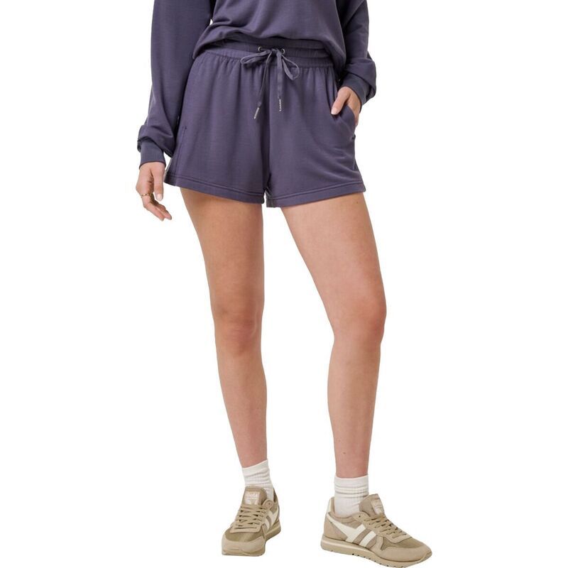 トラビスマヒュー レディース ボトムス カジュアルパンツ パイル TravisMathew Cloud Terry Easy Short Womens Graystone