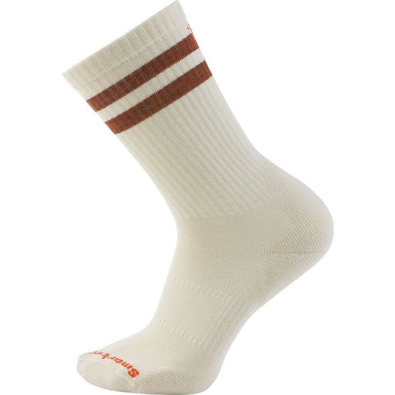 スマートウール メンズ アンダーウェア 靴下 Smartwool Everyday Athletic Striped Crew Sock Natural ストライプ