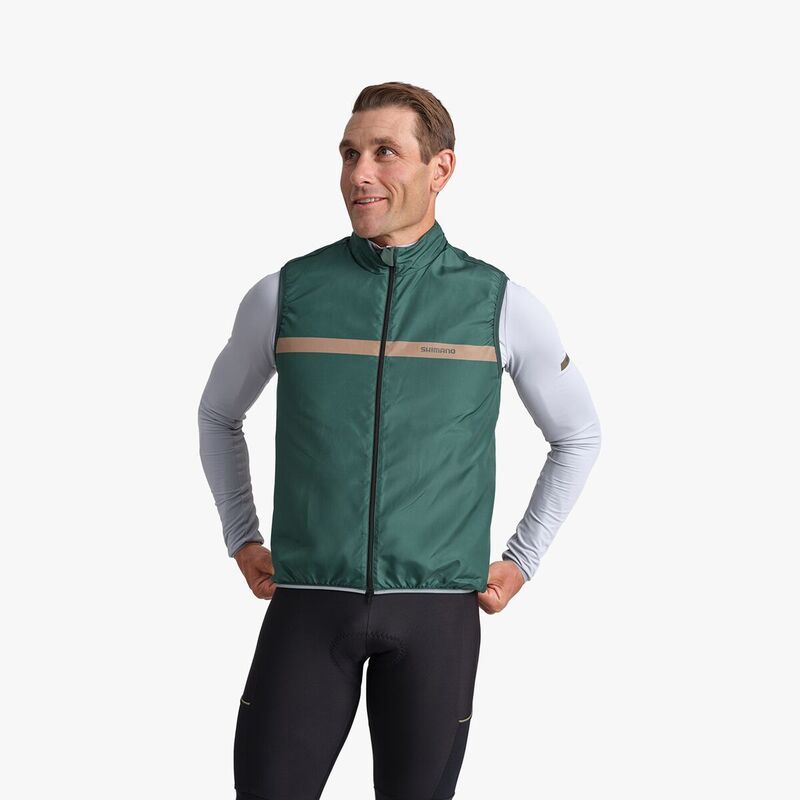 シマノ メンズ トップス Tシャツ ジャージー Shimano Evolve Merino AllSeason Long Sleeve Jersey Mens Moss Green グリーン