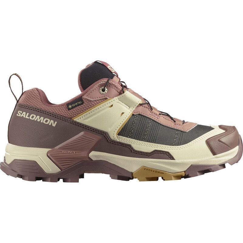 サロモン レディース シューズ スニーカー Salomon X Ultra 5 GTX Hiking Shoe Womens BurlwoodFrench RoastRattan