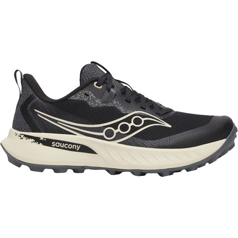 サッカニー レディース シューズ スニーカー Saucony Peregrine 15 Running Shoe Womens BlackPearl パール