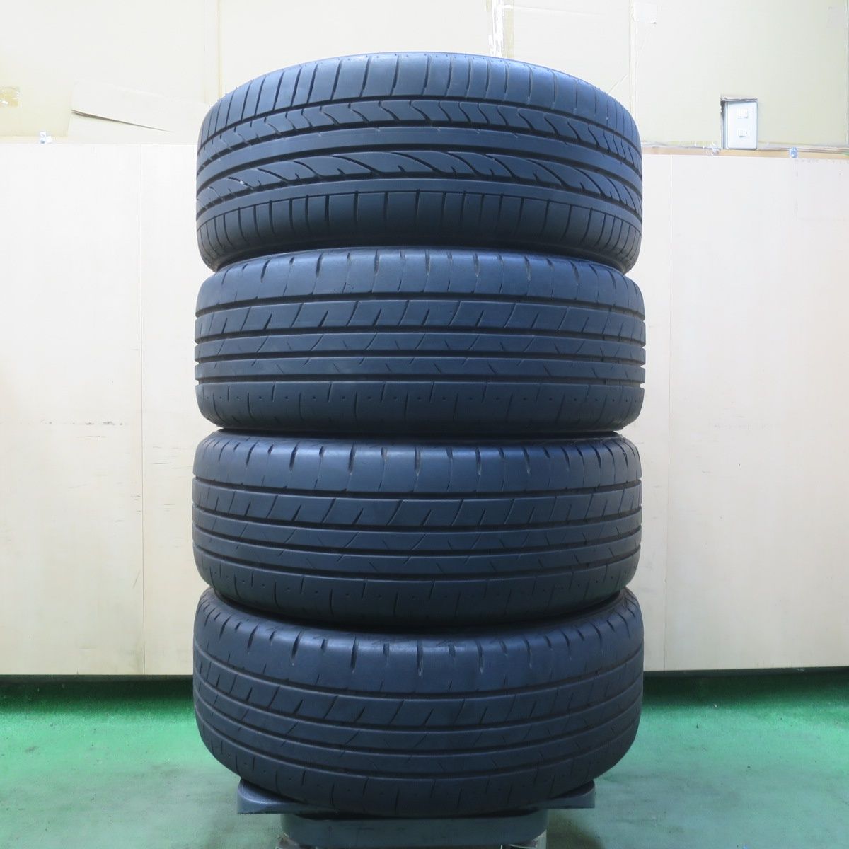 中古※ポテンザRE050A 225/50R18 4本セット C-HR バリ溝！22年！9.5