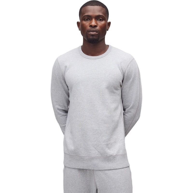 レイニングチャンプ メンズ アウター パーカー・スウェット クルーネック パイル シャツ Reigning Champ Midweighterry Slim Crewneck Sweatshirt Mens Heather Grey グレー