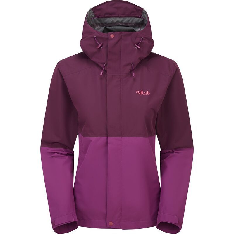 ラブ レディース アウター ジャケット・ブルゾン ダウン ジャケット Rab Downpour Jacket Womens MulberryPlum プラム