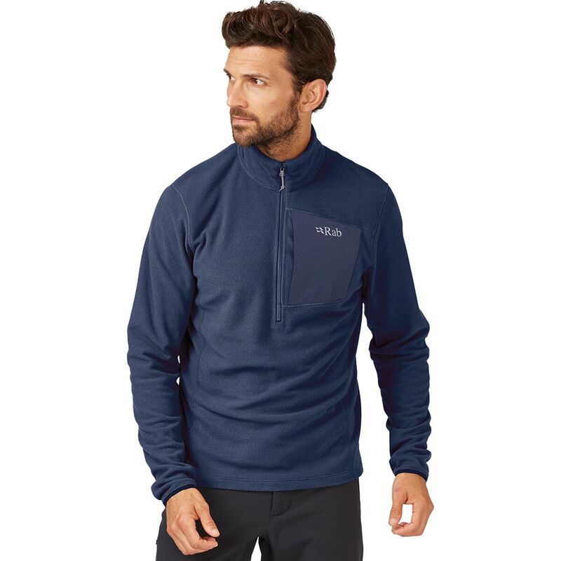 ラブ メンズ アウター ジャケット・ブルゾン フリース Rab Tecton PullOn Fleece Mens Deep Ink