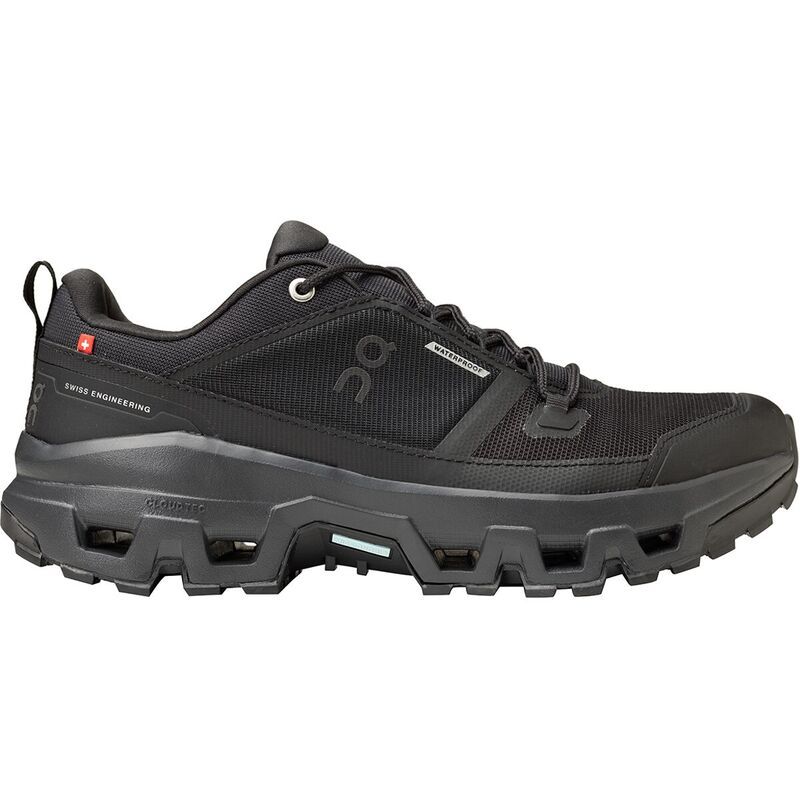 【送料無料】 オン メンズ スニーカー シューズ Cloudrock Low Waterproof Hiking Shoe Mens BlackBlack