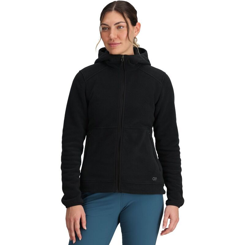 アウトドアリサーチ レディース アウター ジャケット・ブルゾン パーカー Outdoor Research Polartec 200 Hoodie Womens Black ブラック