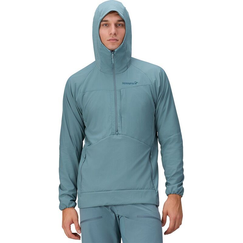 ノローナ メンズ アウター ジャケット・ブルゾン フーデッドジャケット ジャケット Norrona More Octa Zip Hooded Jacket Mens Trooper