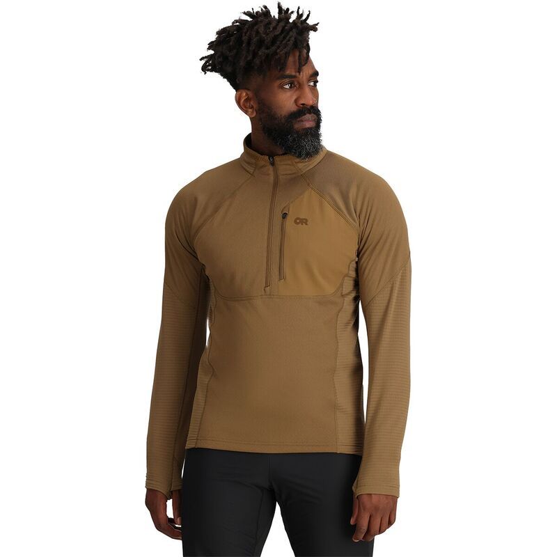 アウトドアリサーチ メンズ アウター ジャケット・ブルゾン フリース ジャケット Outdoor Research Deviator Fleece 12Zip Jacket Mens Coyote