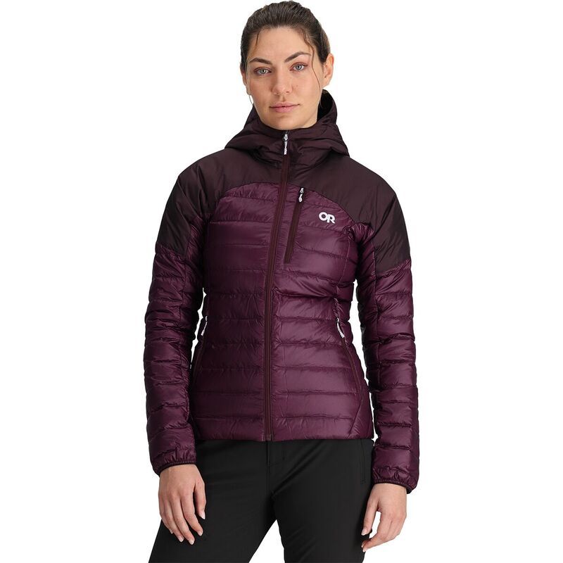 アウトドアリサーチ レディース アウター ジャケット・ブルゾン フーデッドジャケット ダウン ジャケット Outdoor Research Helium Down Hooded Jacket Womens Amethyst