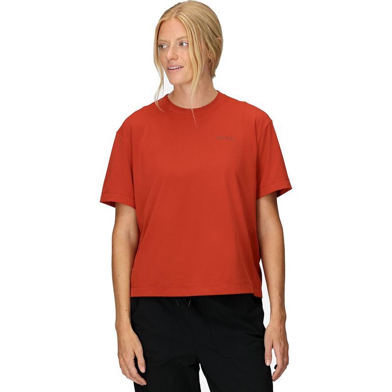 マーモット レディース トップス Tシャツ 半袖 Marmot AirExchange SolarShield ShortSleeve Crew Top Womens Sumac